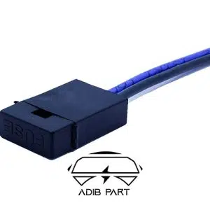 Double-sided single fuse holder socket