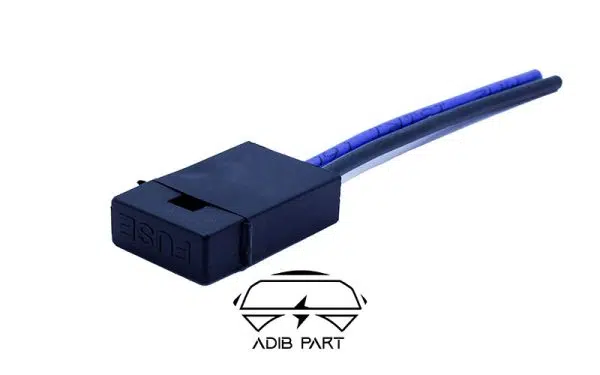 Double-sided single fuse holder socket