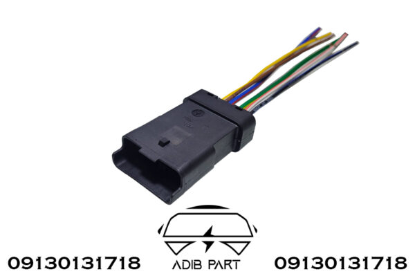 سوکت 6 فیش مادگی دسته کویل و سوخت پاش 206