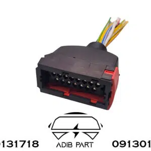 سوکت رله دوبل تمام خودرو ها سیم 15 سانت